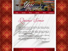Tablet Screenshot of cateringserviceyeri.com